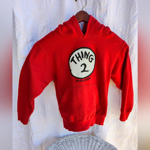 Kid's unisex Thing 2 hoodie L (10-12) - Picture 1 of 7